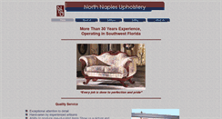 Desktop Screenshot of northnaplesupholstery.com